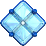 Diamond Shape with a Dot Inside — Apple