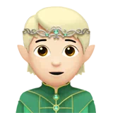 Elf: Light Skin Tone — Apple