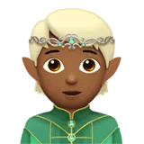 Elf: Medium-Dark Skin Tone — Apple