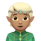 Elf: Medium Skin Tone — Apple