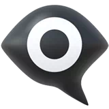 Eye in Speech Bubble — Apple