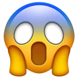Face Screaming in Fear — Apple