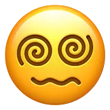 Face with Spiral Eyes — Apple