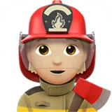 Firefighter: Medium-Light Skin Tone — Apple