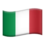 Flag: Italy Apple