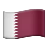 Flag: Qatar Apple