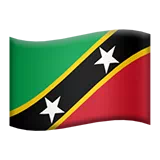 Flag: St. Kitts & Nevis Apple