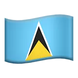 Flag: St. Lucia Apple