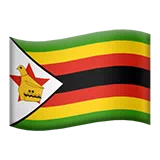 Flag: Zimbabwe Apple