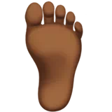 Foot: Medium-Dark Skin Tone — Apple