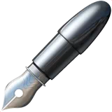 Lower Left Fountain Pen — Apple