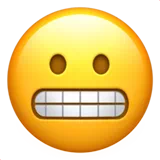 Grimacing Face — Apple