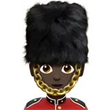 Guard: Dark Skin Tone — Apple