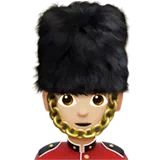Guard: Medium-Light Skin Tone — Apple