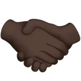 Handshake: Dark Skin Tone — Apple