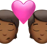 Kiss: Medium-Dark Skin Tone — Apple