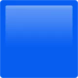 Large Blue Square — Apple