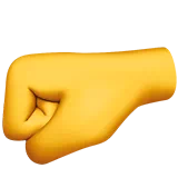 왼쪽을 향한 주먹 — Apple