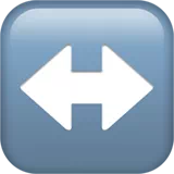 Left Right Arrow — Apple