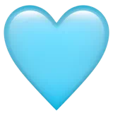 Light Blue Heart — Apple