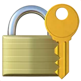 Closed Lock with Key — Apple