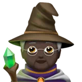 Mage: Dark Skin Tone — Apple