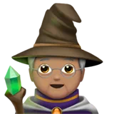 Mage: Medium Skin Tone — Apple