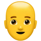 Man: Bald — Apple