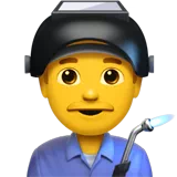 Man Factory Worker — Apple