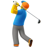 Man Golfing — Apple