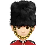 Man Guard: Light Skin Tone — Apple