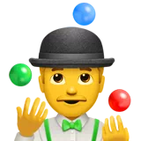 Man Juggling — Apple