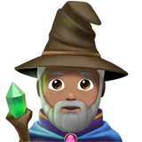 Man Mage: Medium Skin Tone — Apple
