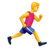 Man Running Facing Right — Apple