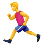 Man Running — Apple