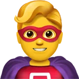 Man Superhero — Apple