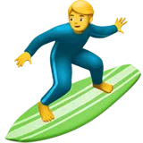 Man Surfing — Apple