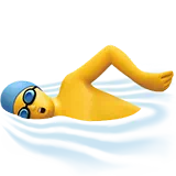 Man Swimming — Apple