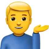 Man Tipping Hand — Apple