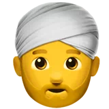 Man Wearing Turban — Apple