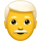 Man: White Hair — Apple