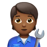 Mechanic: Medium-Dark Skin Tone — Apple