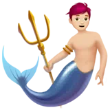 Merman: Light Skin Tone — Apple