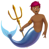 Merman: Medium-Dark Skin Tone — Apple