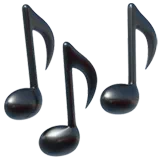 Multiple Musical Notes — Apple
