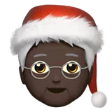 Mx Claus: Dark Skin Tone — Apple