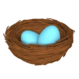 Nest with Eggs — Apple