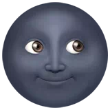 New Moon with Face — Apple