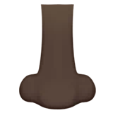 Nose: Dark Skin Tone — Apple