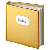 Notebook with Decorative Cover — Apple